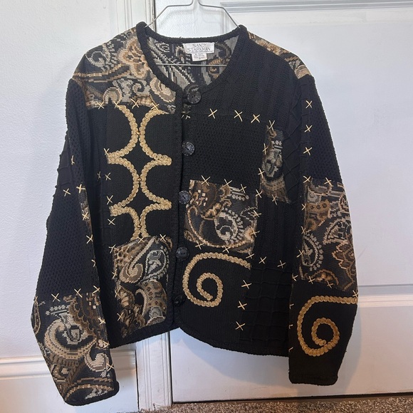 Sandy Starkman Jackets & Blazers - Vintage 90’s Sandy Starkman Tapestry Blazer Jacket Women’s Size Medium